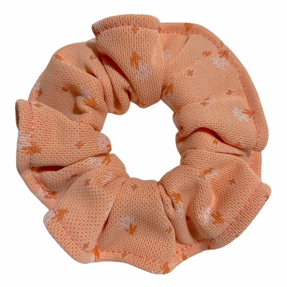 Handmade Scrunchies 4 Pieces Mixed Fabrics Mixed Color - Picture 10 of 11